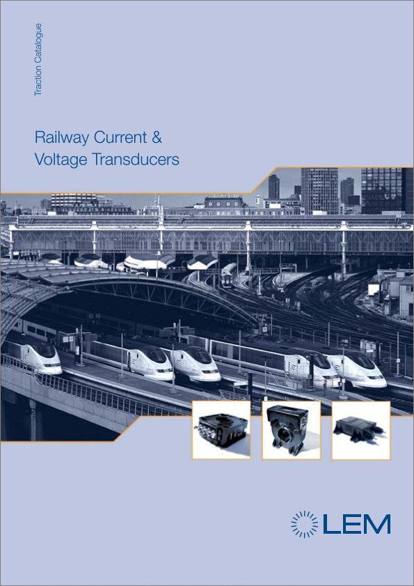 LEM railway current & voltage transducer catalogue